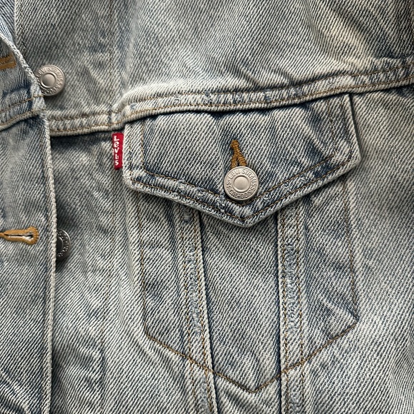 LEVI’S Original Trucker Jacket Light Wash- XS - Picture 8 of 9